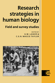 Research Strategies in Human Biology