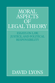 Moral Aspects of Legal Theory