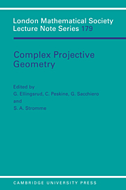 Complex Projective Geometry