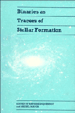 Binaries as Tracers of Stellar Formation