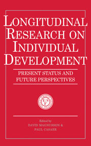 Longitudinal Research on Individual Development