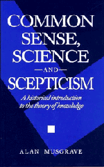 Common Sense, Science and Scepticism