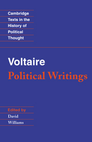 Voltaire: Political Writings