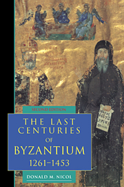 The Last Centuries of Byzantium, 1261–1453