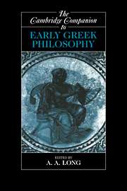 The Cambridge Companion to Early Greek Philosophy