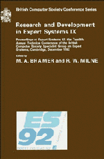 Research and Development in Expert Systems IX