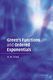 Green's Functions and Ordered Exponentials