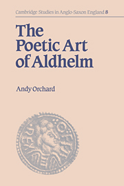 The Poetic Art of Aldhelm