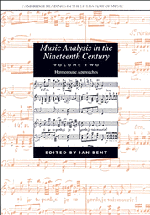 Music Analysis in the Nineteenth Century