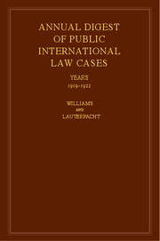 International Law Reports