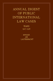 International Law Reports