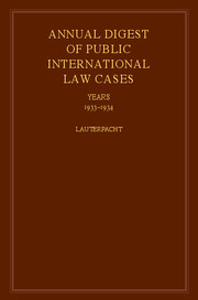 International Law Reports