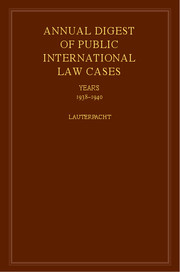 International Law Reports