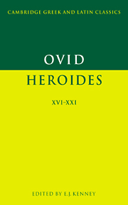 Ovid: Heroides XVI-XXI