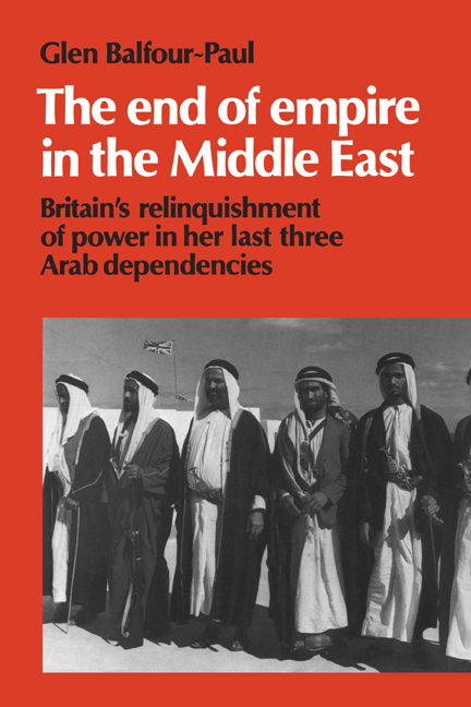 The End of Empire in the Middle East