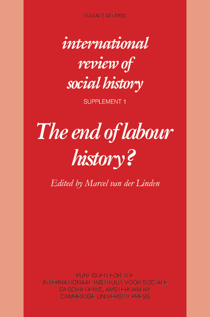 The End of Labour History?
