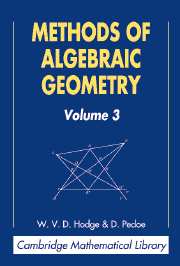 Methods of Algebraic Geometry