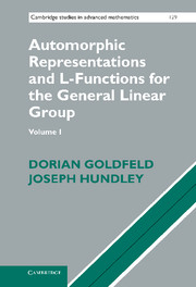 Automorphic Representations and L-Functions for the General Linear Group