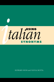 Using Italian Synonyms