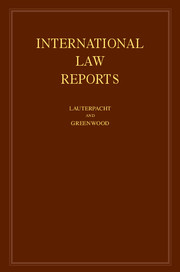 International Law Reports