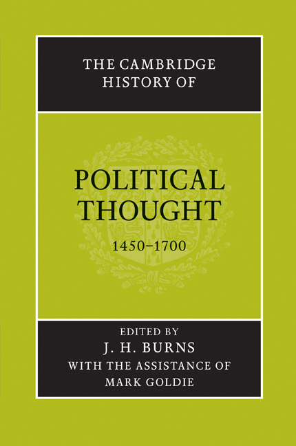 The Cambridge History of Political Thought 1450–1700