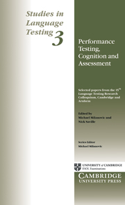 Performance Testing, Cognition and Assessment 