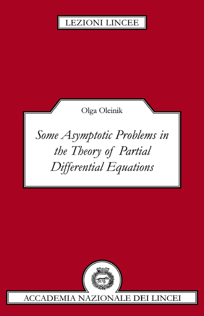 Some Asymptotic Problems in the Theory of Partial Differential Equations