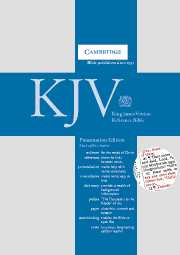 KJV Presentation Reference Edition Red Letter with Concordance and Dictionary