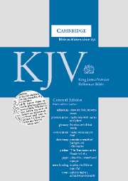 KJV Concord Reference Edition with Concordance and Dictionary Black Calfskin Leather