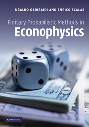 Finitary Probabilistic Methods in Econophysics