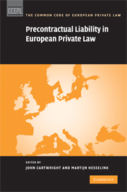 Precontractual Liability in European Private Law