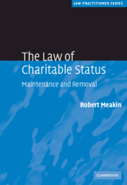 The Law of Charitable Status