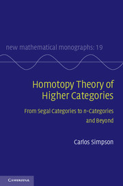 Homotopy Theory of Higher Categories