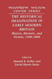 The Historical Imagination in Early Modern Britain