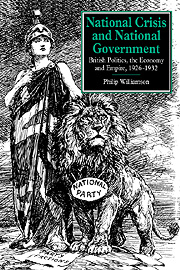 National Crisis and National Government