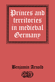 Princes and Territories in Medieval Germany