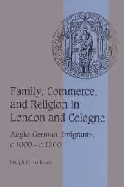 Family, Commerce, and Religion in London and Cologne