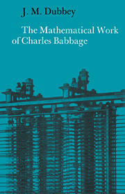 The Mathematical Work of Charles Babbage