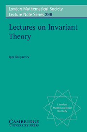 Lectures on Invariant Theory