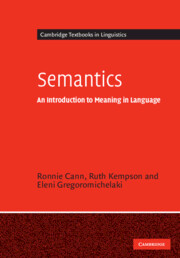 Semantic theory | Semantics and pragmatics | Cambridge University 