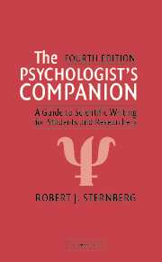 The Psychologist's Companion