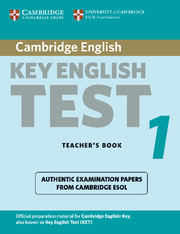 Cambridge Key English Test 1