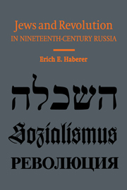 Jews and Revolution in Nineteenth-Century Russia