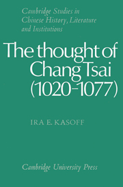 The Thought of Chang Tsai (1020–1077)
