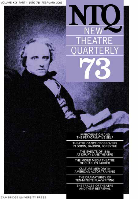 New Theatre Quarterly 73
