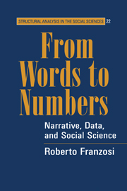 From Words to Numbers