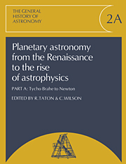 Planetary Astronomy from the Renaissance to the Rise of Astrophysics