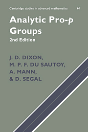 Analytic Pro-P Groups