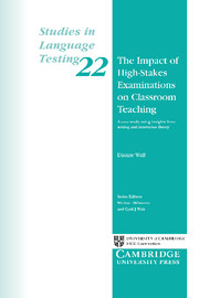 The Impact of High-Stakes Examinations on Classroom Teaching 