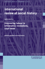 Uncovering Labour in Information Revolutions, 1750–2000
